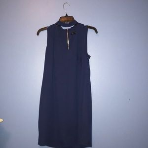 White House black market high neck swing dress